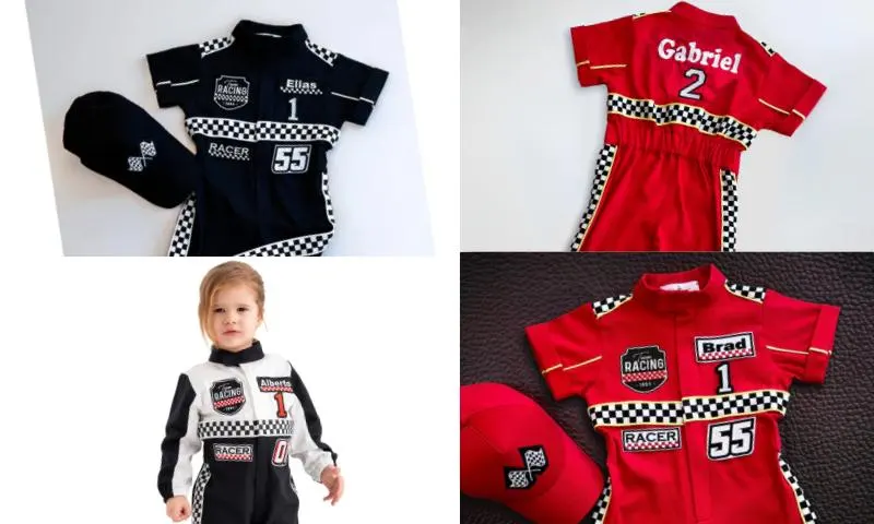 Race Car Driver Costume for Kids (Çocuklar İçin Yarış Arabası Sürücüsü Kostümü) ve Konforlu Tasarımlar